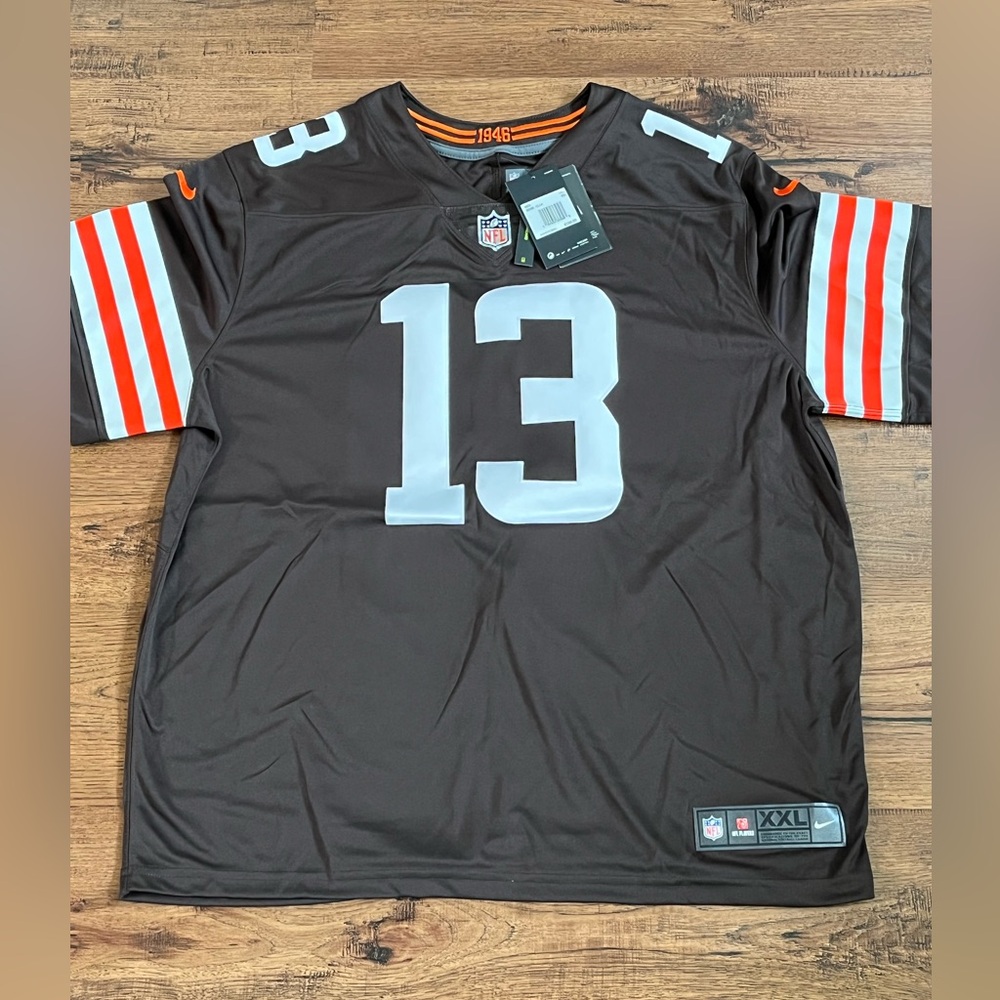 Nike Cleveland Browns Odell Beckham Stitched Jersey ‘Brown’ (size mens XXL)